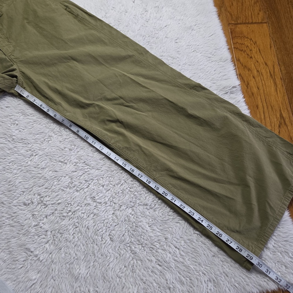 Rag & Bone Sofie Wide Leg Trousers Pants Women's 12 Olive Green - Picture 8 of 9
